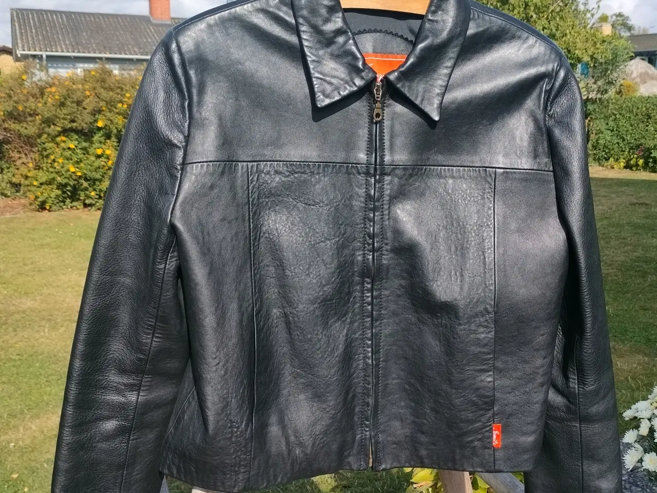 Billede 1 - Sort skindjakke, XL