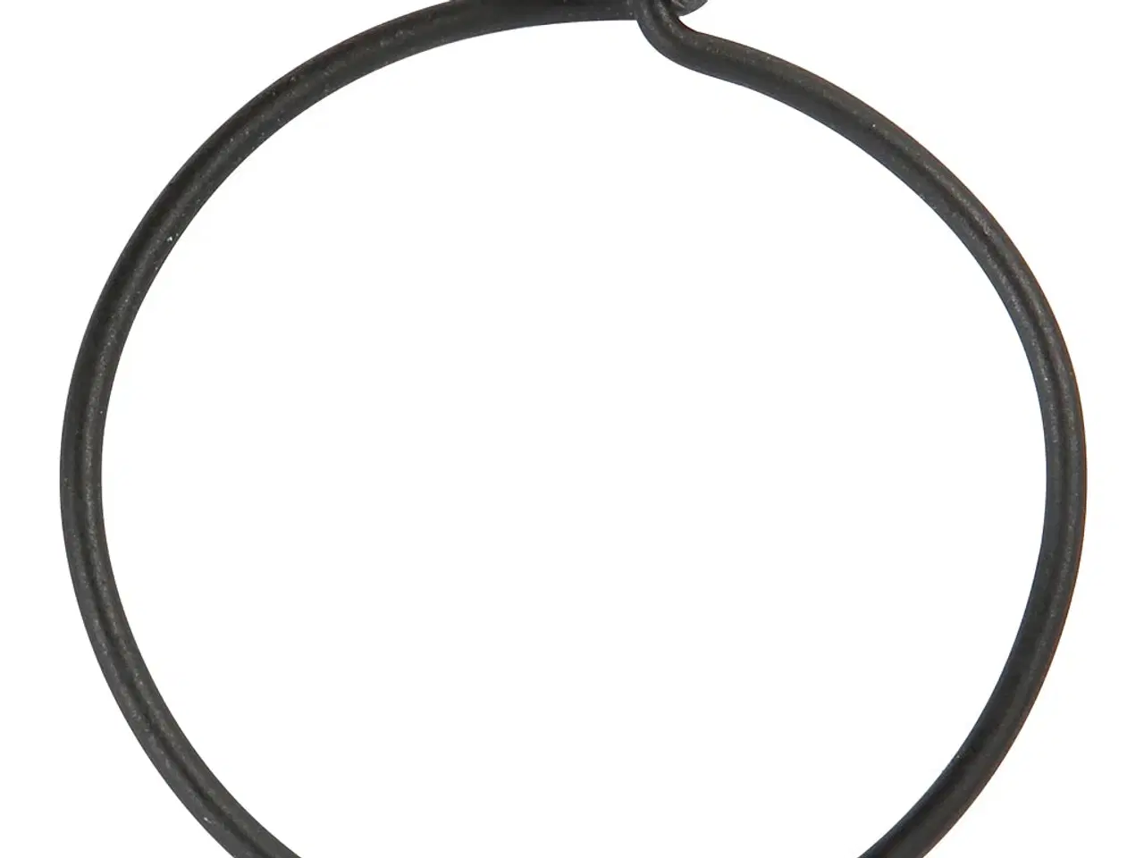 Billede 1 - Creoler, diam. 20 mm, sort, 8stk./ 1 pk.