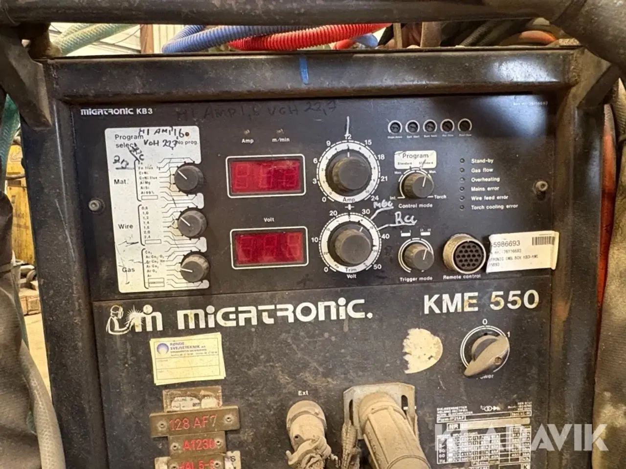 Billede 6 - Svejsemaskine Migatronic KME 550