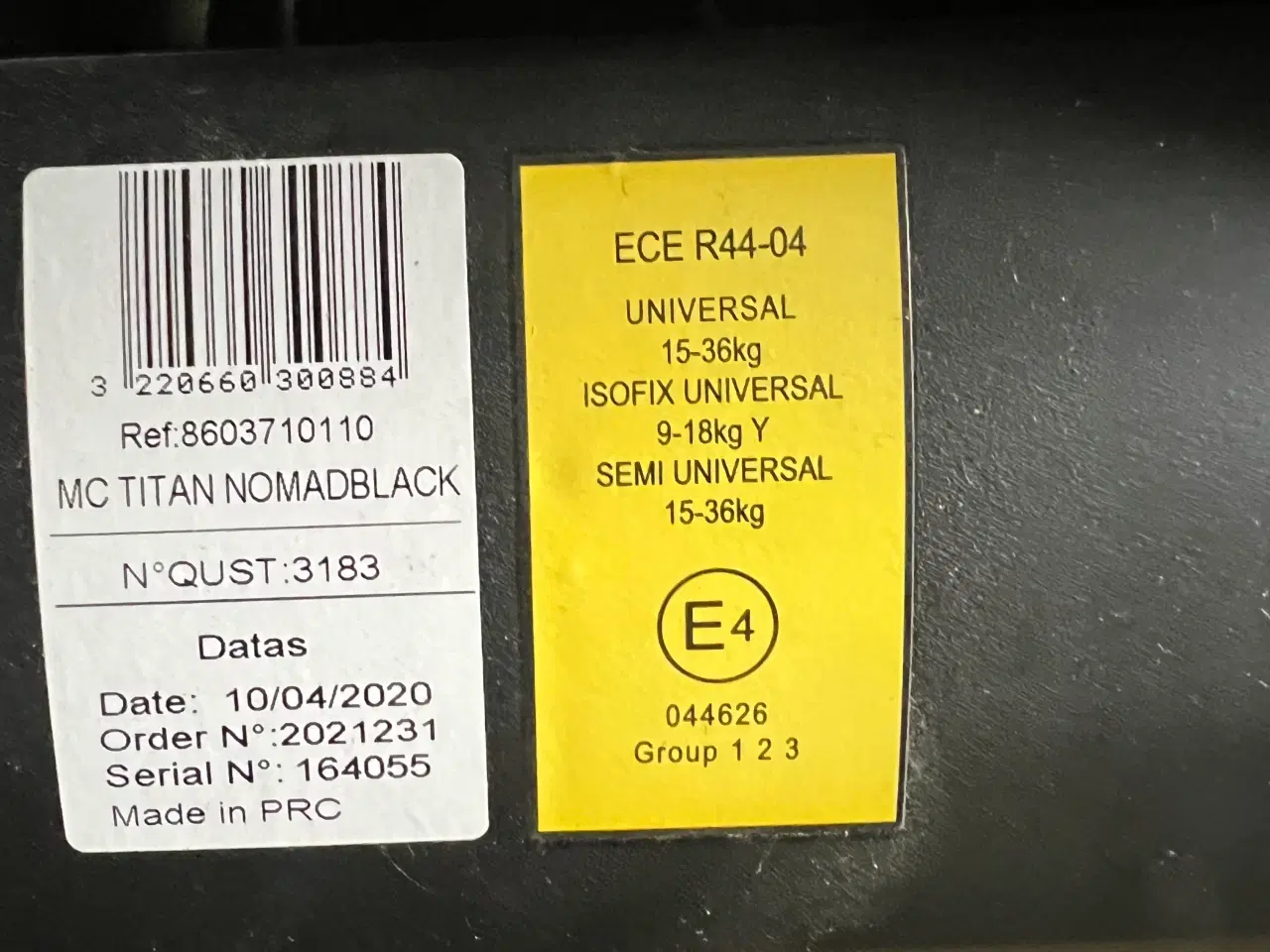 Billede 3 - Maxi-Cosi Titan autostol 9-18/15-36kg Nomadblack