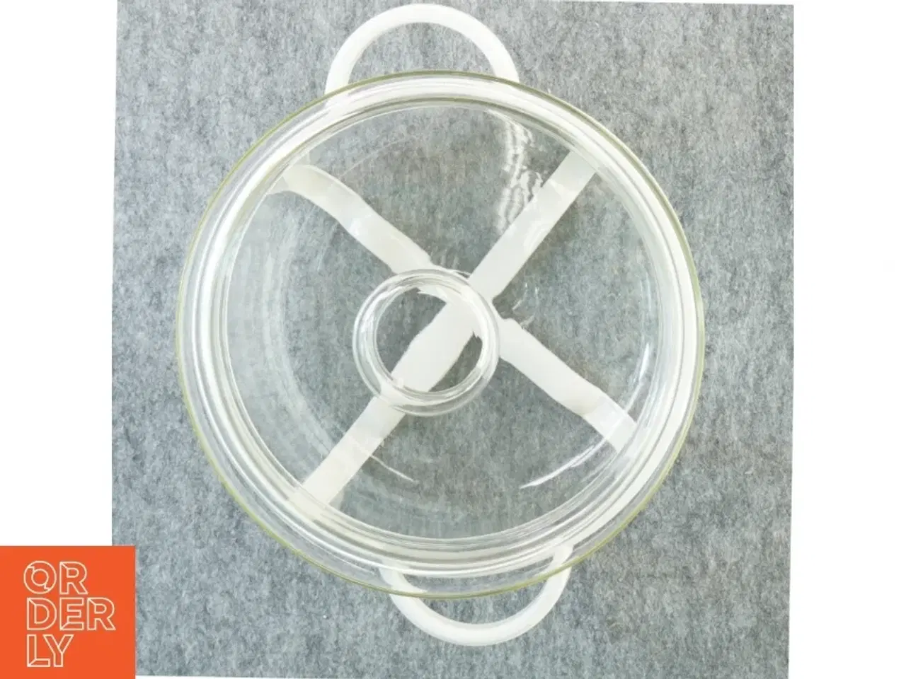 Billede 4 - Glasgryde med stativ fra Ok Hent (str. 22 x 11 cm)