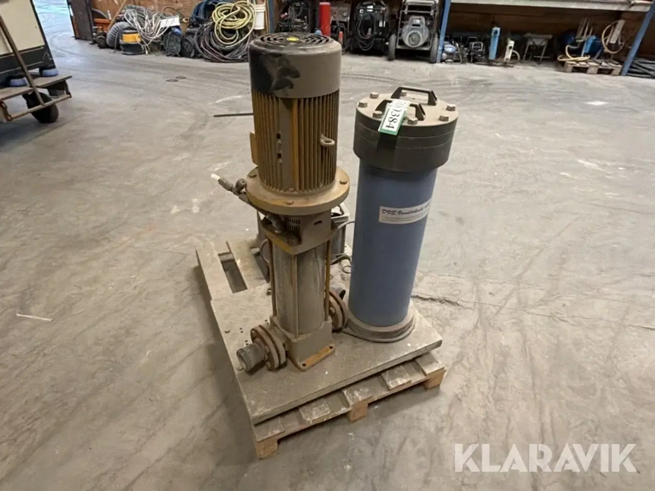 Billede 8 - Pumpe Grundfos CR16-80 med DVS Vandteknik patronfilter og diverse fittings