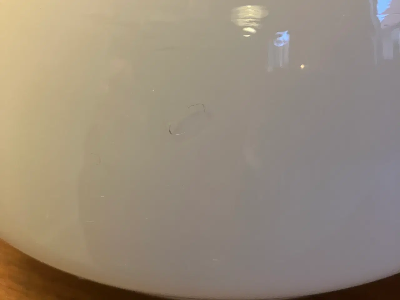 Billede 4 - Pendellampe i opaline glas.