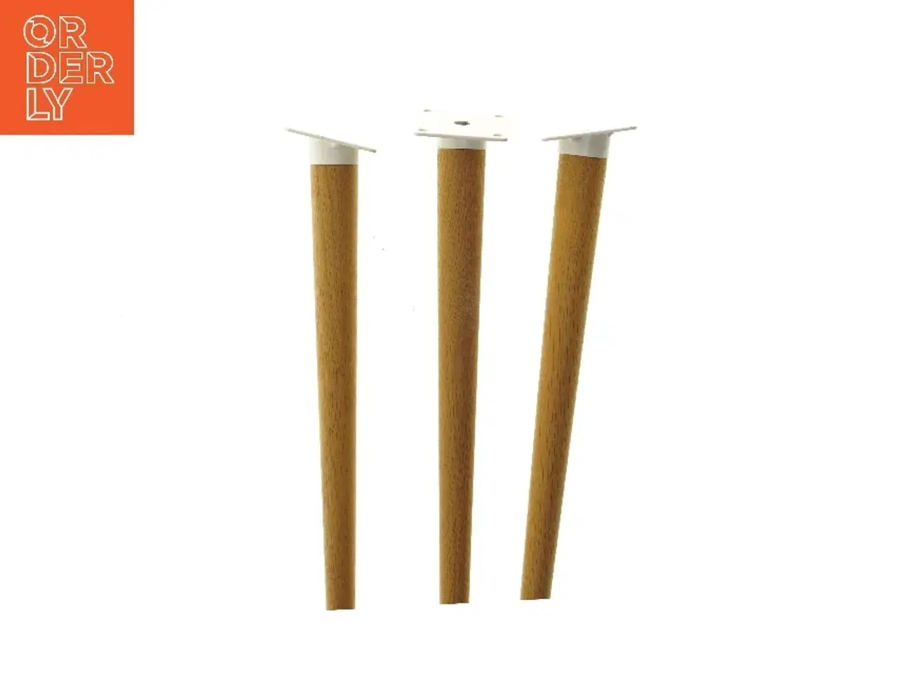 Billede 1 - Sæt af bordben i træ (str. 43 cm)