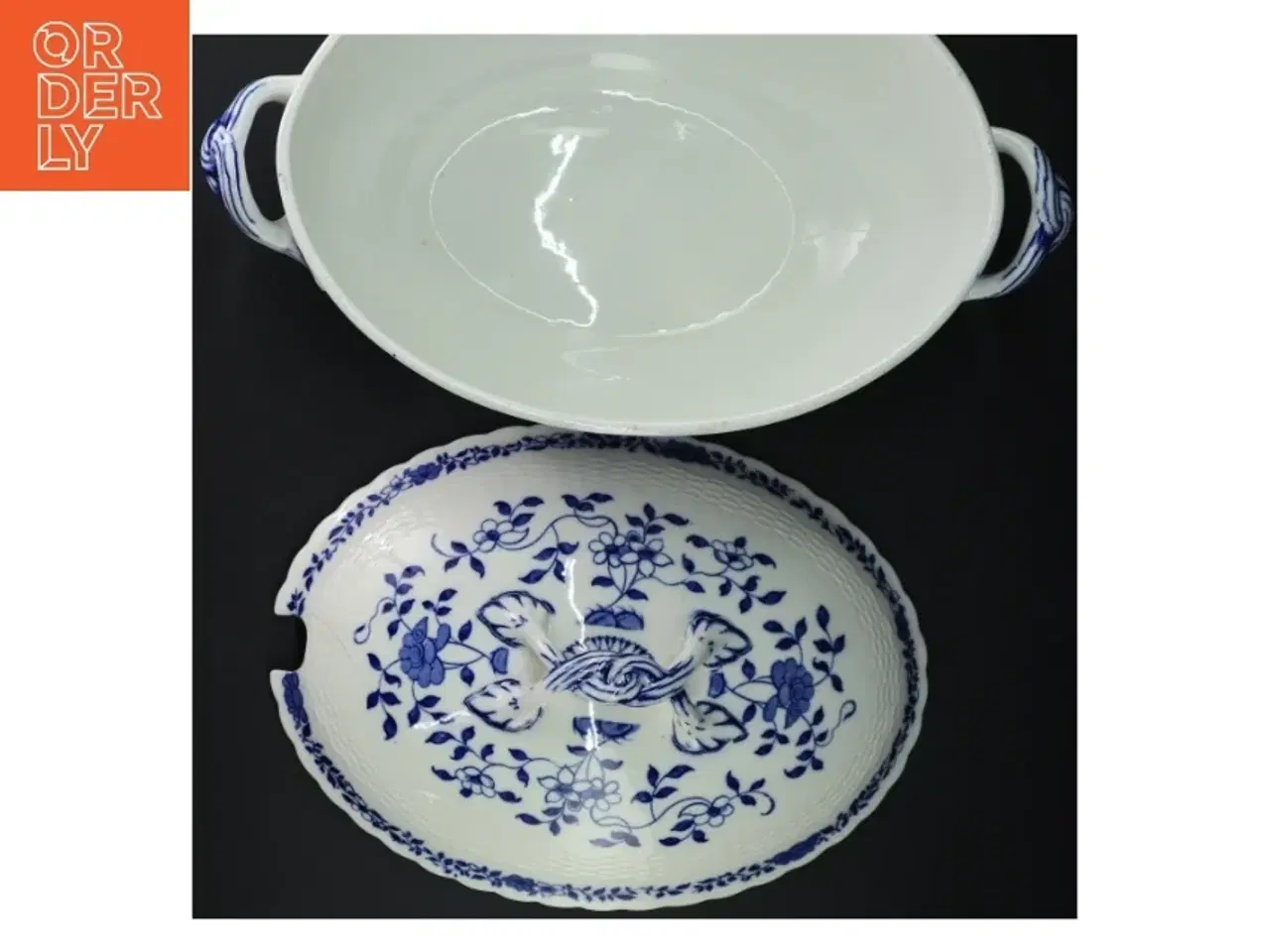 Billede 11 - Engelsk Suppeterrin (str. Terrin 34 cm, fad 39cm)