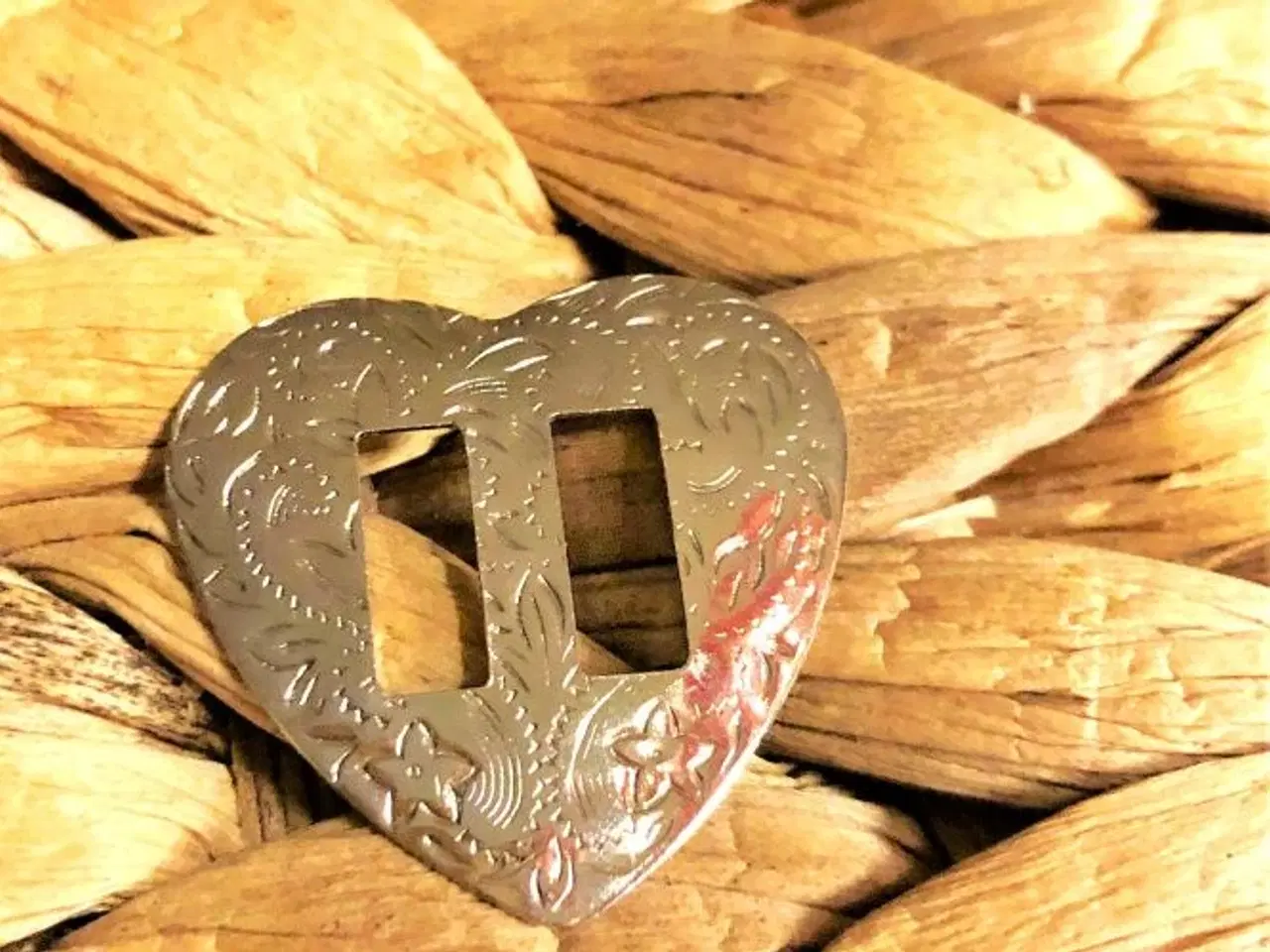 Billede 2 - 9 conchas i hjertefacon - metal - linedance