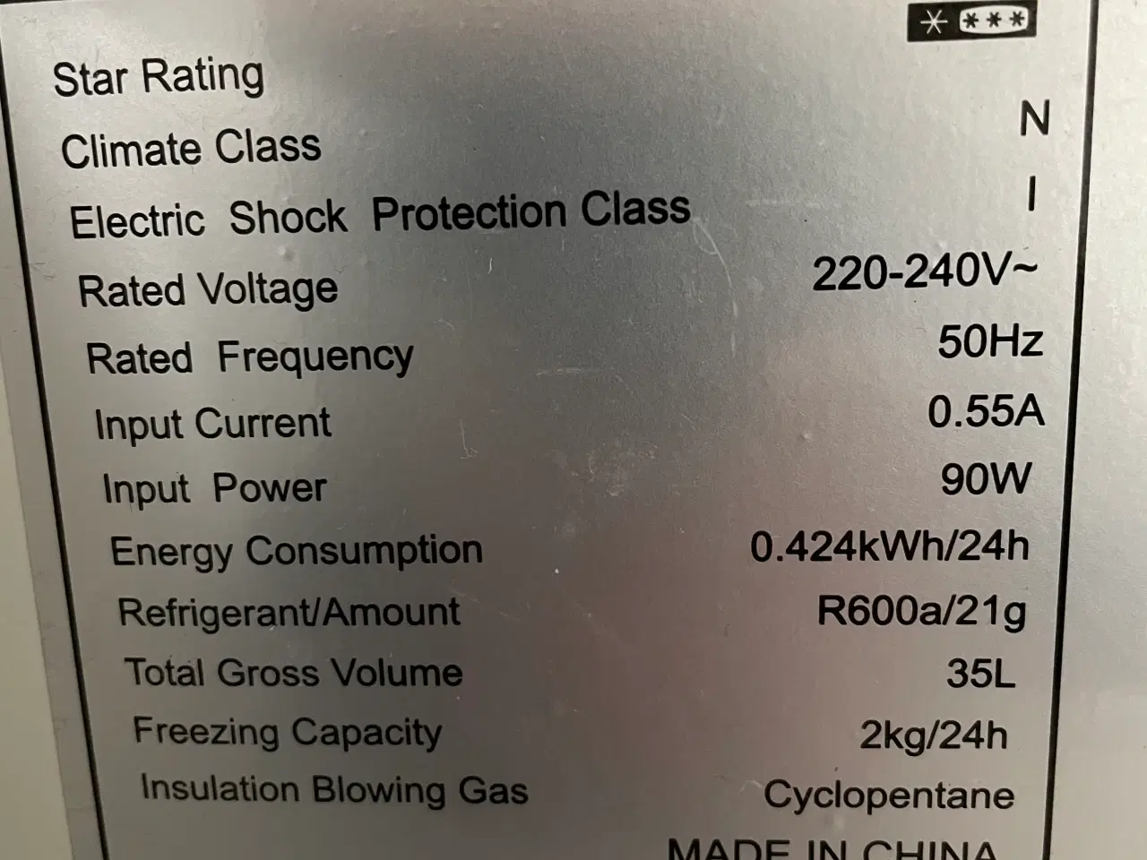 Billede 3 - Skabsfryser lille 