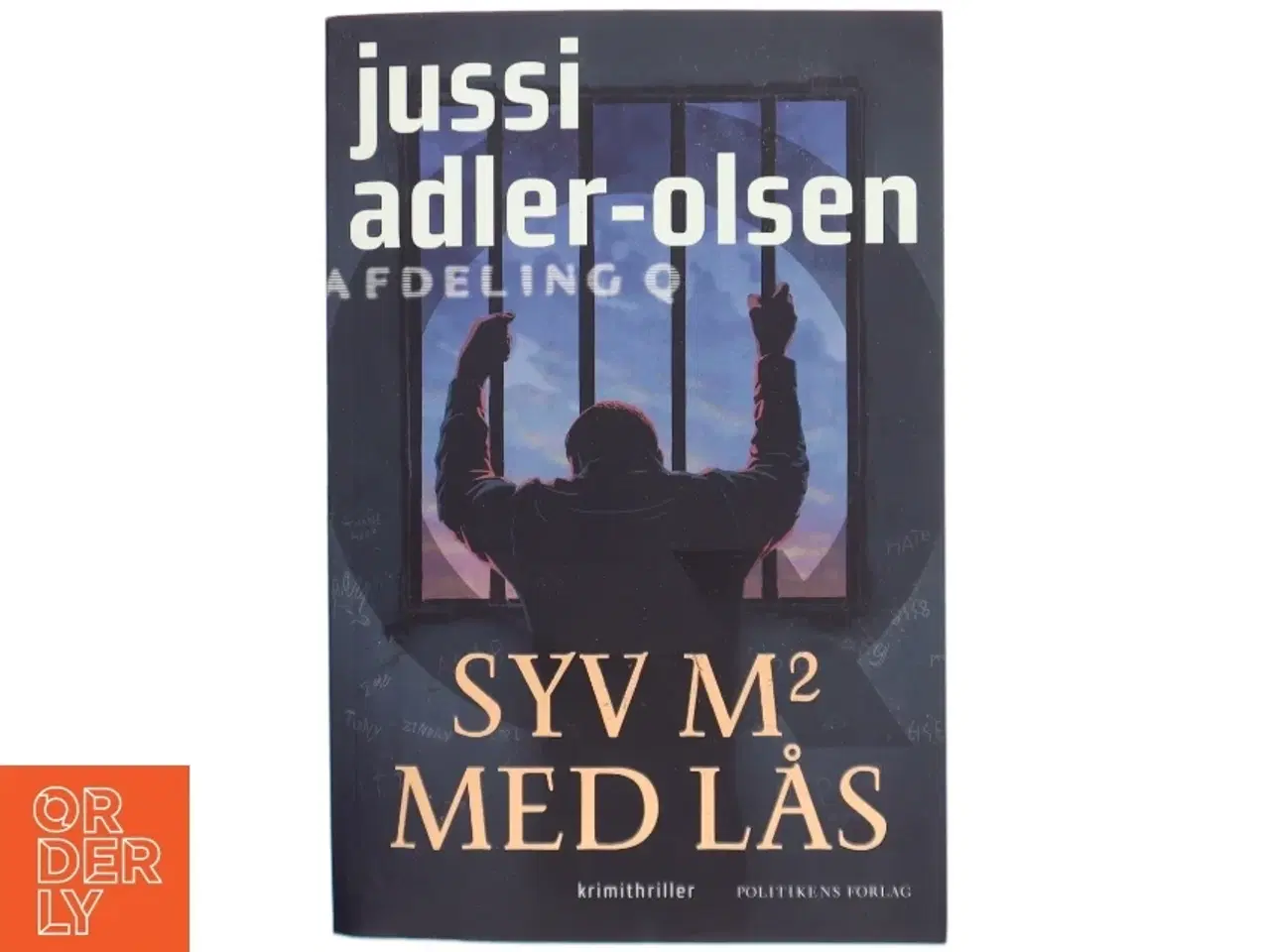 Billede 1 - Syv kvadratmeter med lås : krimithriller af Jussi Adler-Olsen (Bog)