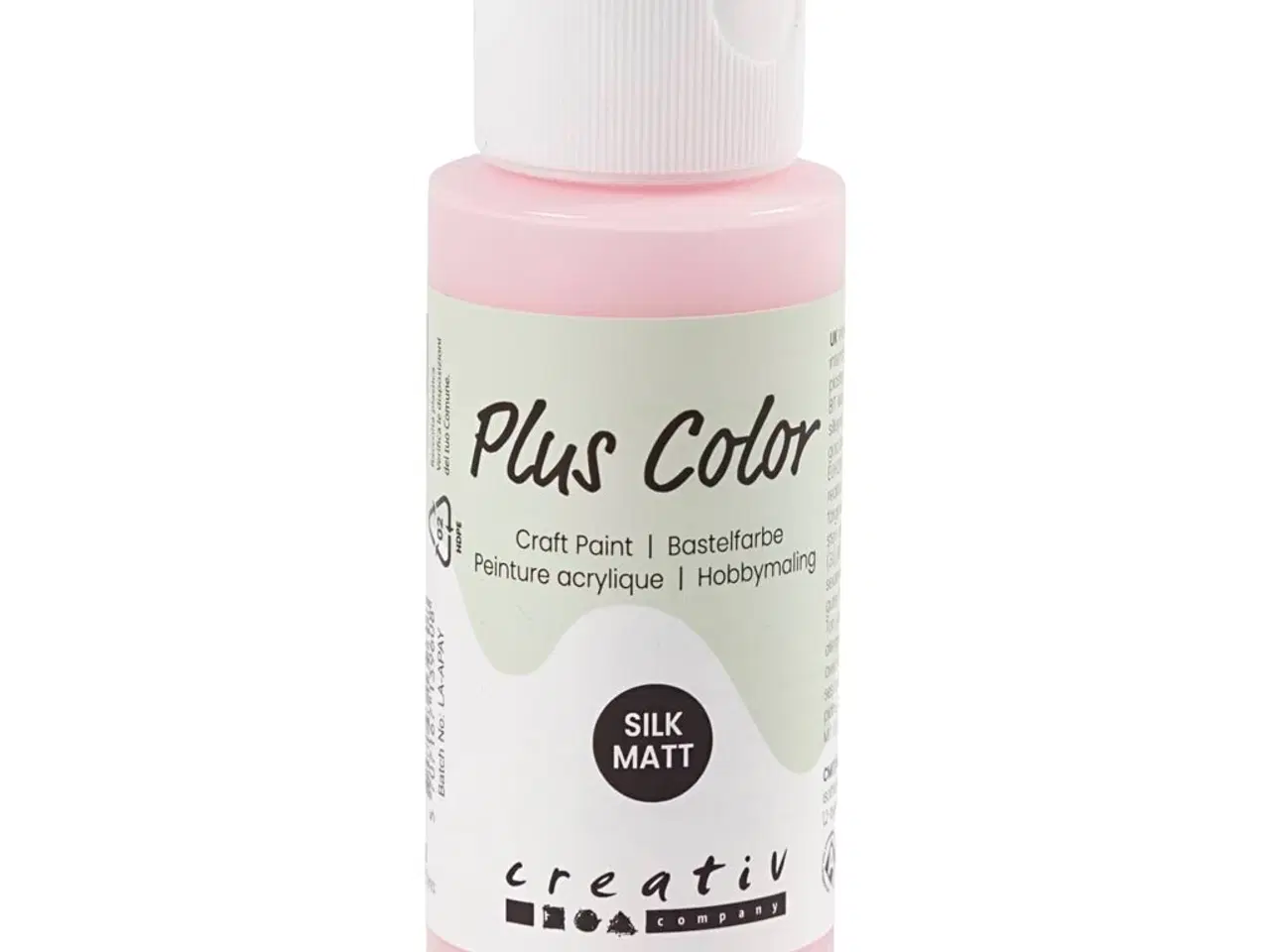 Billede 1 - Plus Color Hobbymaling, soft pink, 60ml/ 1 fl.