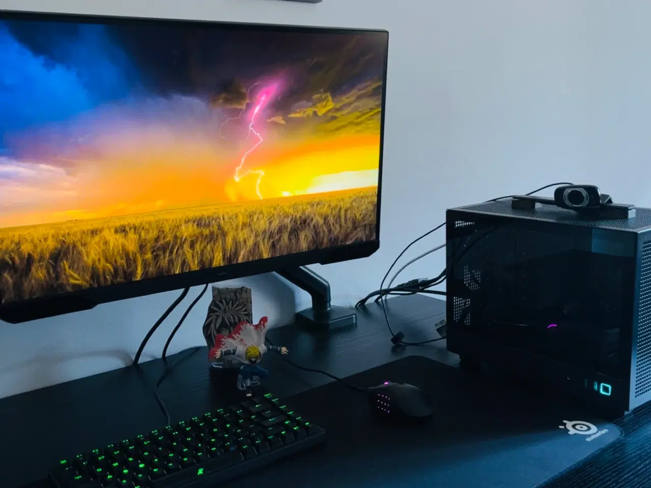 Billede 1 - Stilren Gaming PC + 180Hz skærm - RTX 4060 / Ryzen