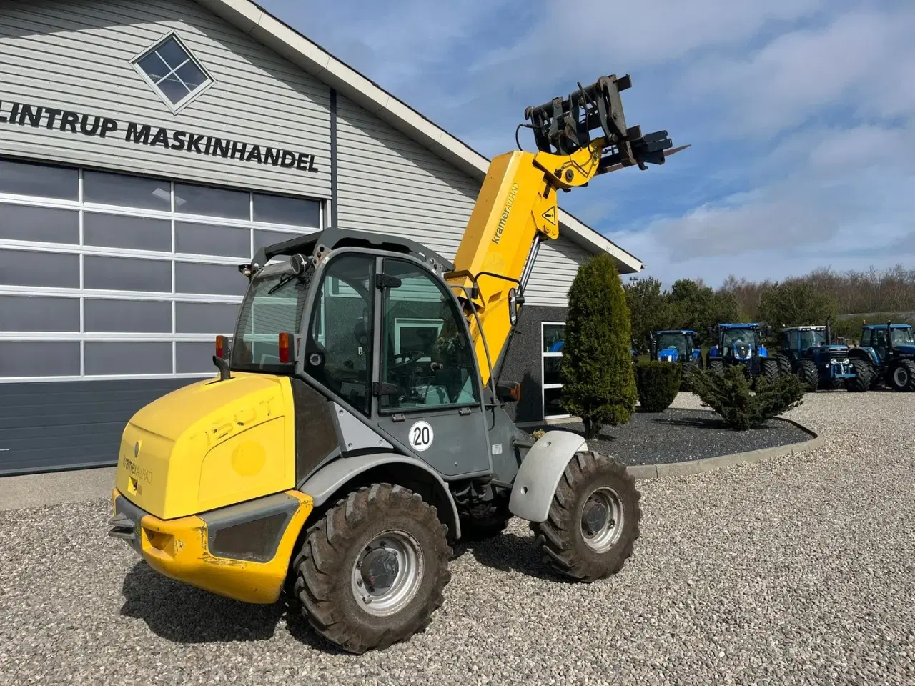 Billede 13 - Kramer 750T Allrad med pallegafler og adabter. Med teleskop-arm