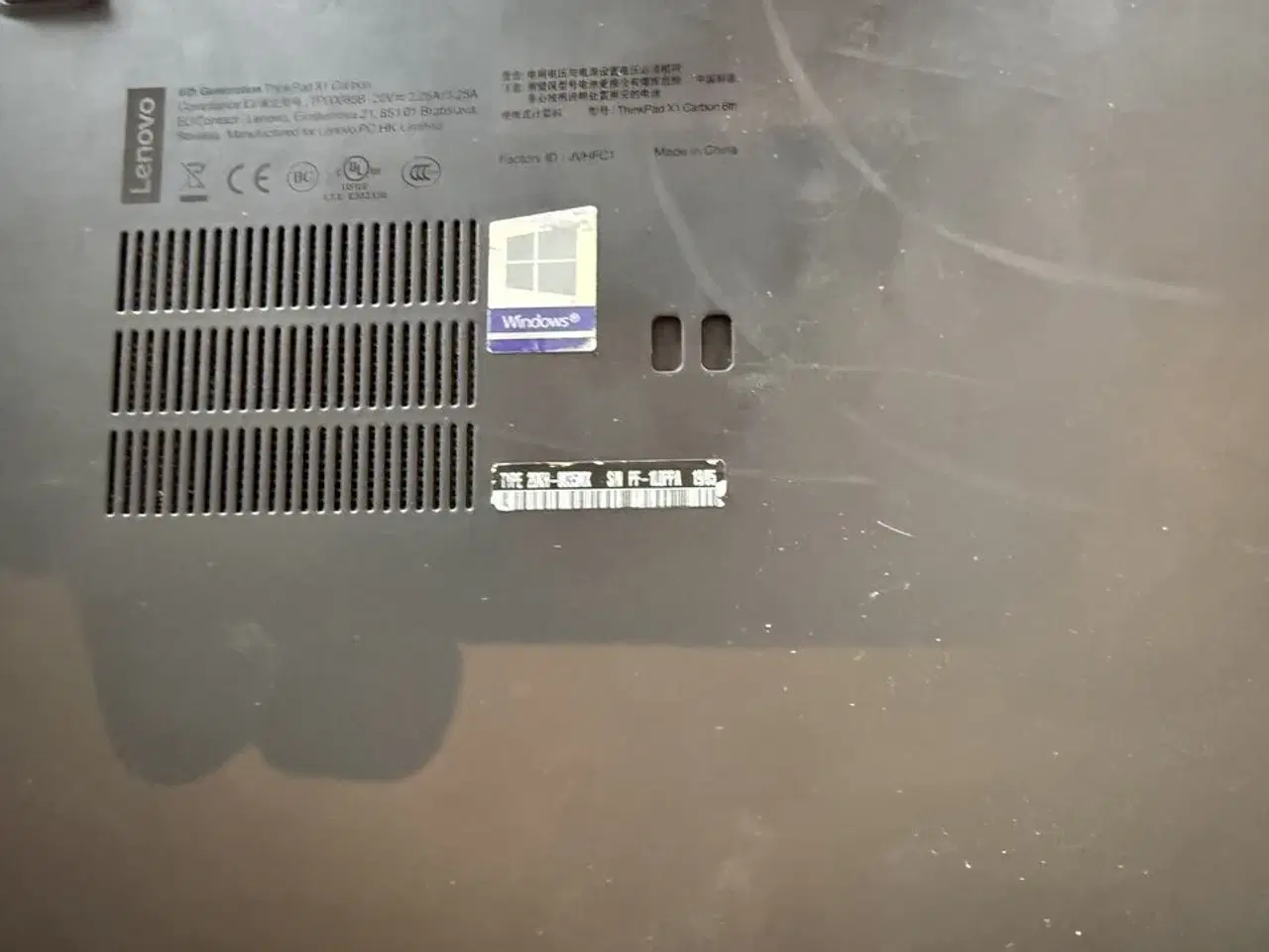 Billede 8 - Bærbar computer LENOVO X1 Carbon 6th Gen.