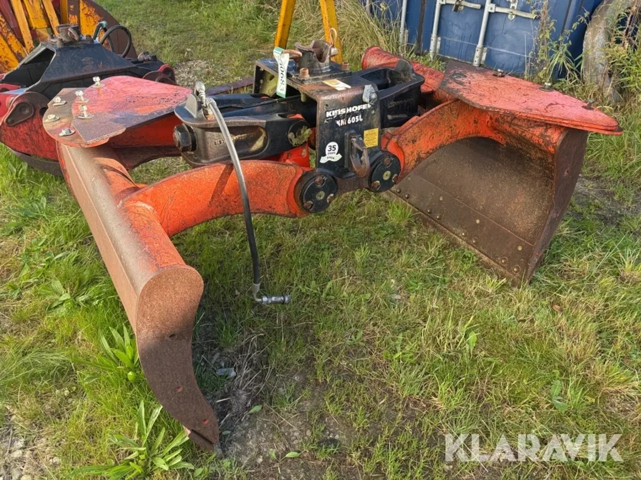 Billede 3 - Jordgrab med løse gavle Kinshofer KM 605U