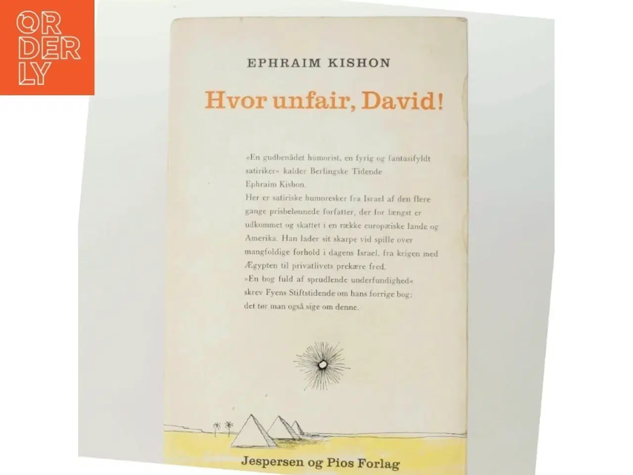 Billede 3 - Hvor unfair, David! af Ephraim Kishon (bog)