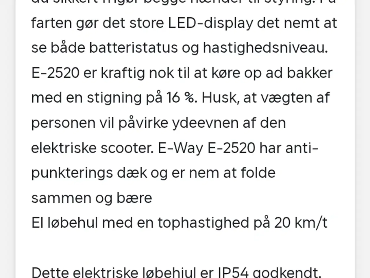Billede 4 - El løbehjul
