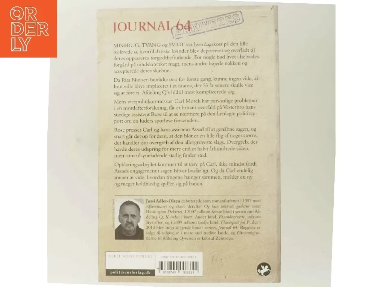 Billede 3 - Journal 64 : krimithriller af Jussi Adler-Olsen (Bog)