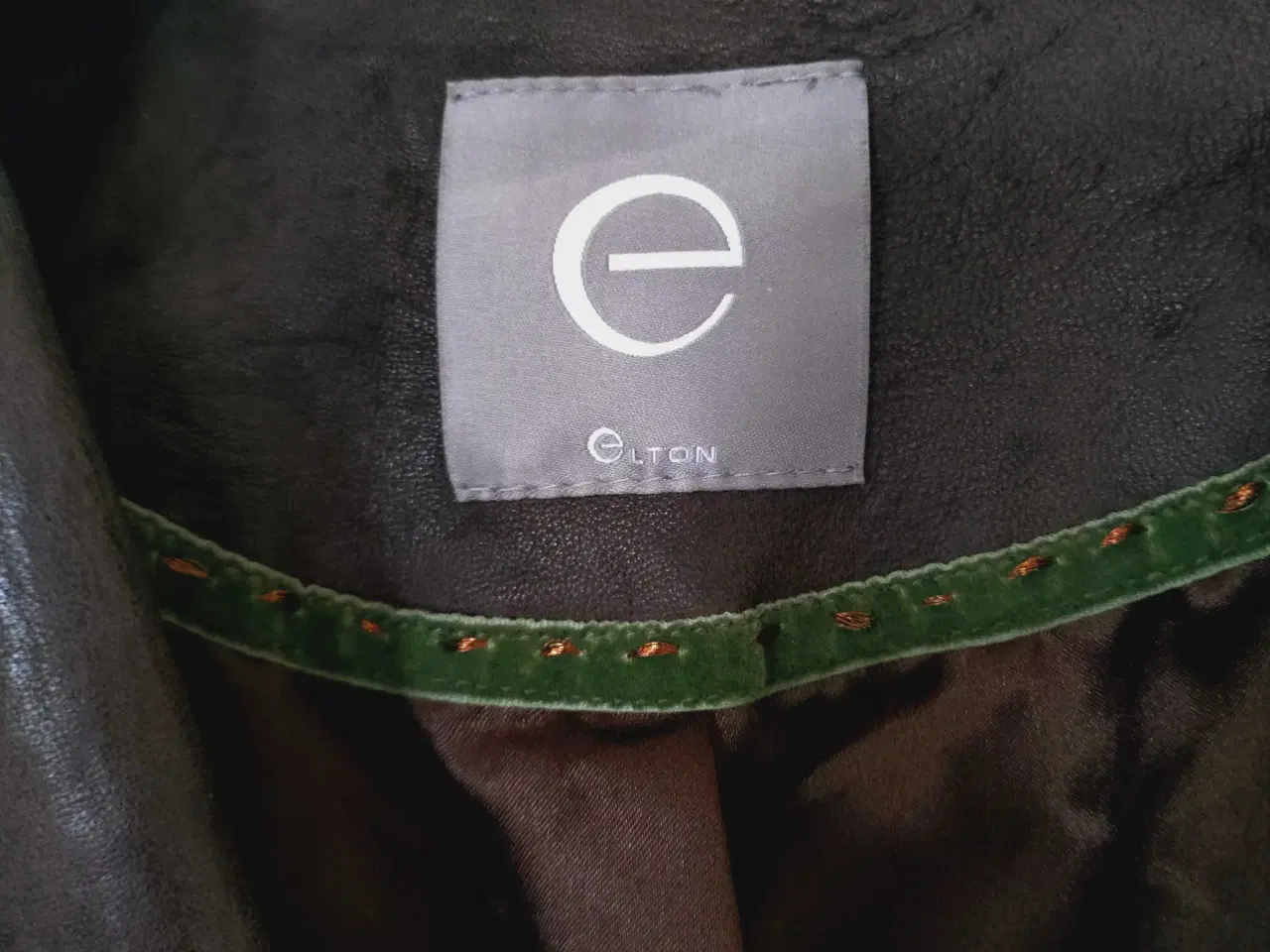 Billede 2 - Skindjakke "Elton" str 42 m brun