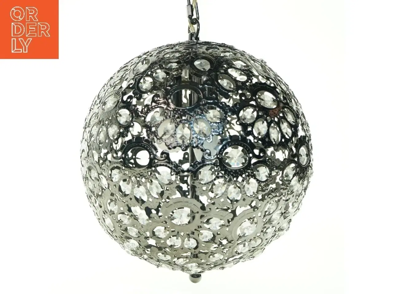 Billede 2 - Krystal loftlampe (str. Ø. 30 cm)