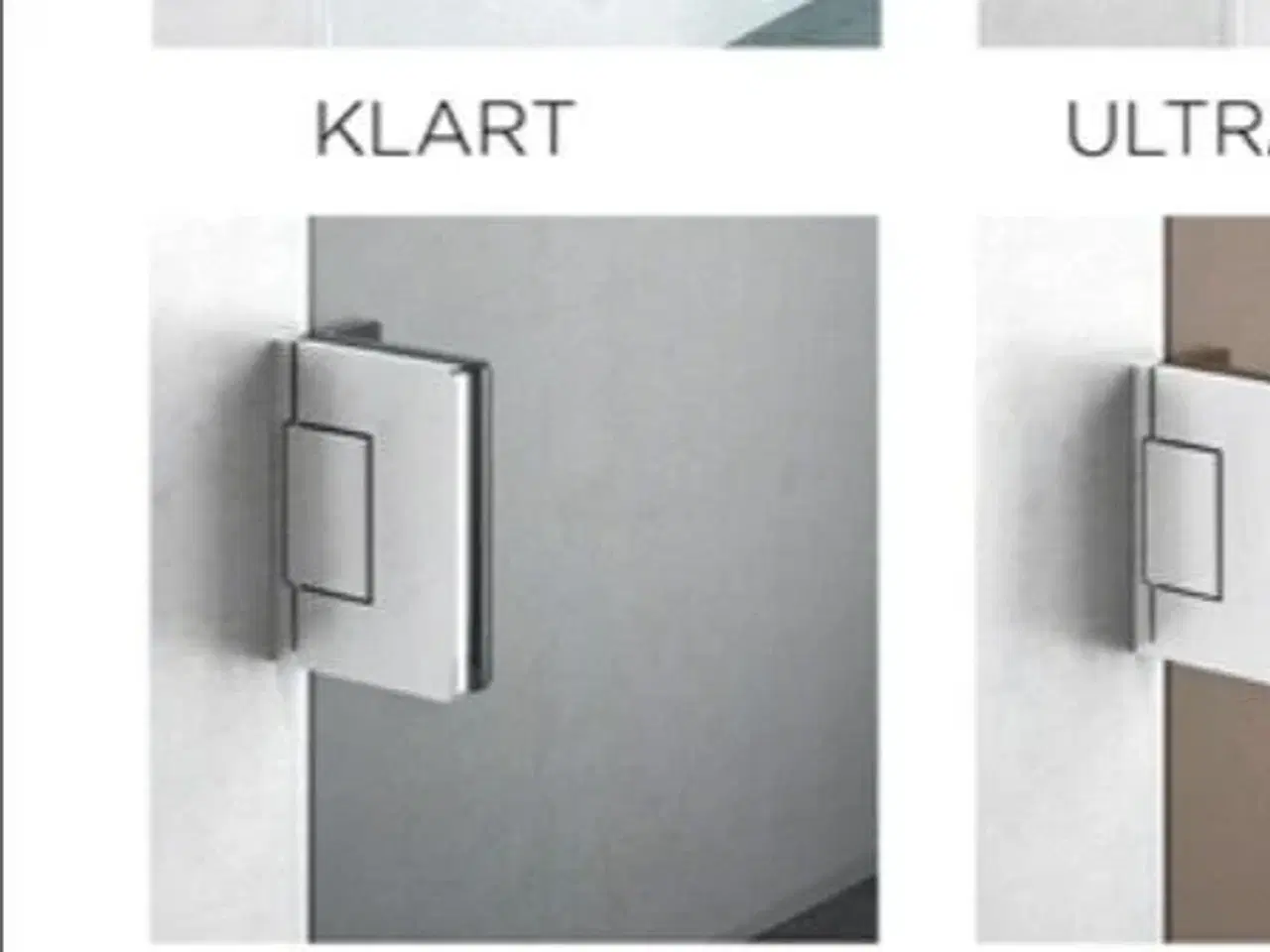 Billede 3 - Strømberg Slide 22 Skydedør, Grat Glas, Sort profile, 105cm x 200cm