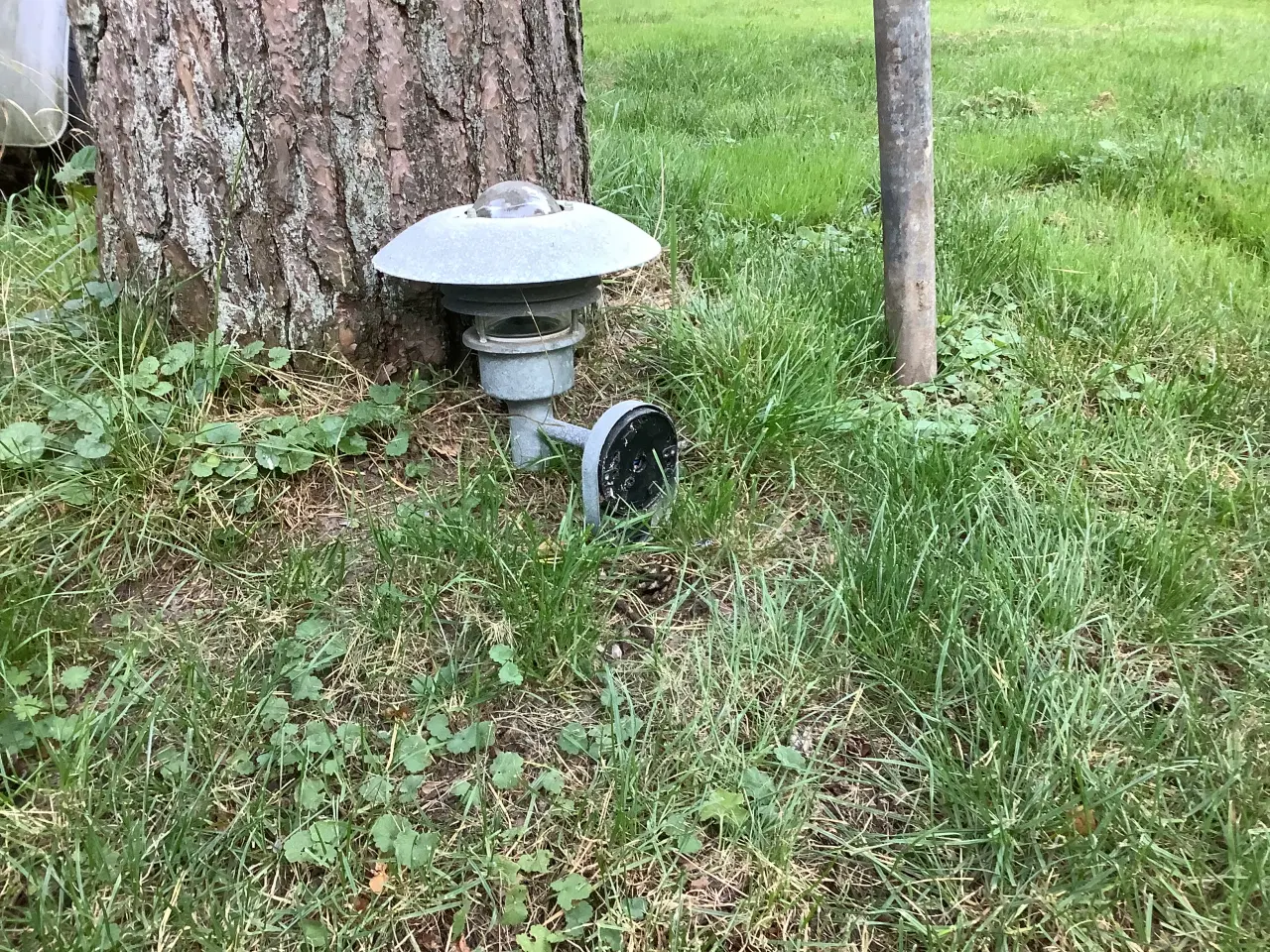 Billede 3 - Havelamper + væglampe galvaniseret 220v
