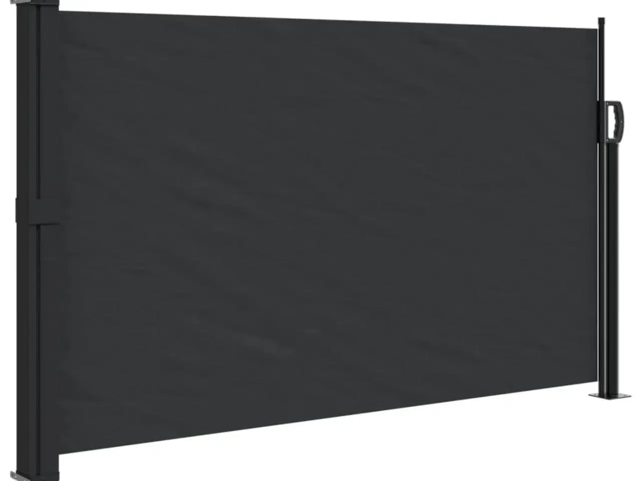 Billede 2 - Sidemarkise 117x300 cm sammenrullelig sort