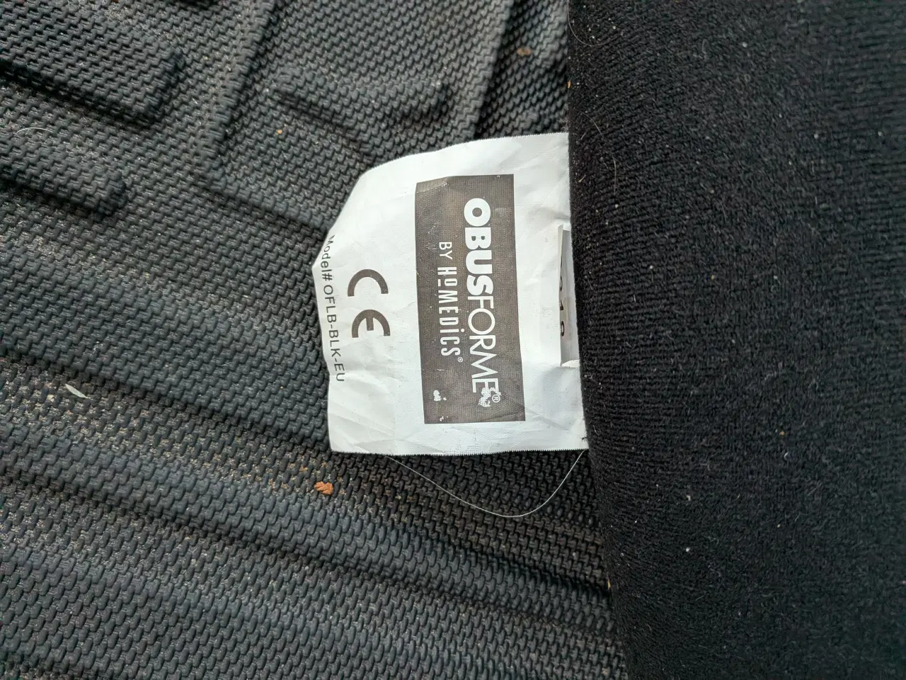 Billede 2 - Obusforme Lumbarstøtte sort Til salg