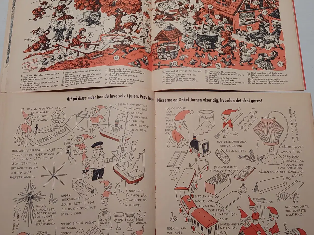 Billede 4 - 4 stk "Børnenes eget Julehæfte" fra 1954-59. Pæne.