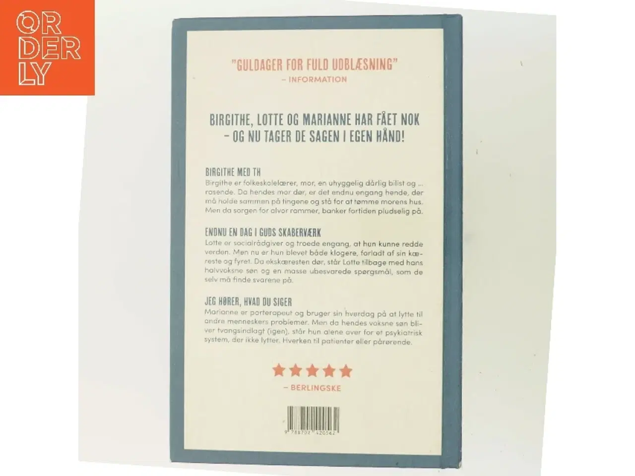 Billede 3 - Vrede kvinder : Birgithe med th, Endnu en dag i Guds skaberværk, Jeg hører, hvad du siger : romantrilogi af Katrine Marie Guldager (Bog)