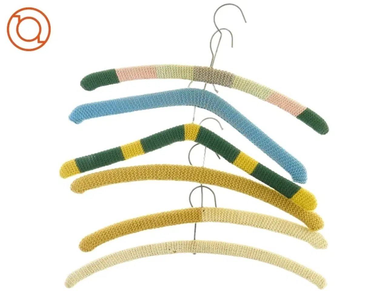 Billede 4 - Bøjler med betræk (str. 45 x 12 cm)