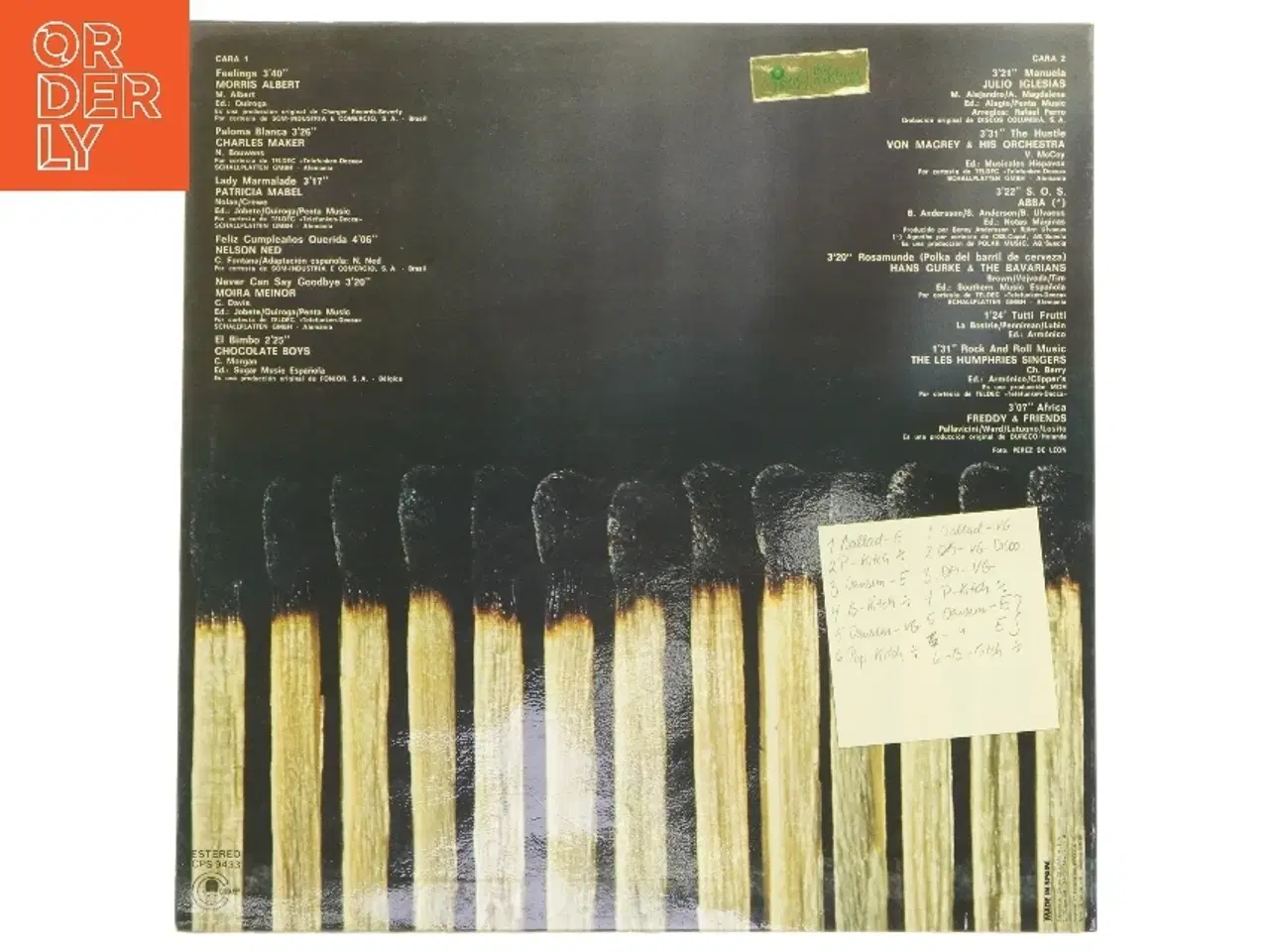 Billede 3 - Exitos del Momento vinyl album fra Carnaby Records