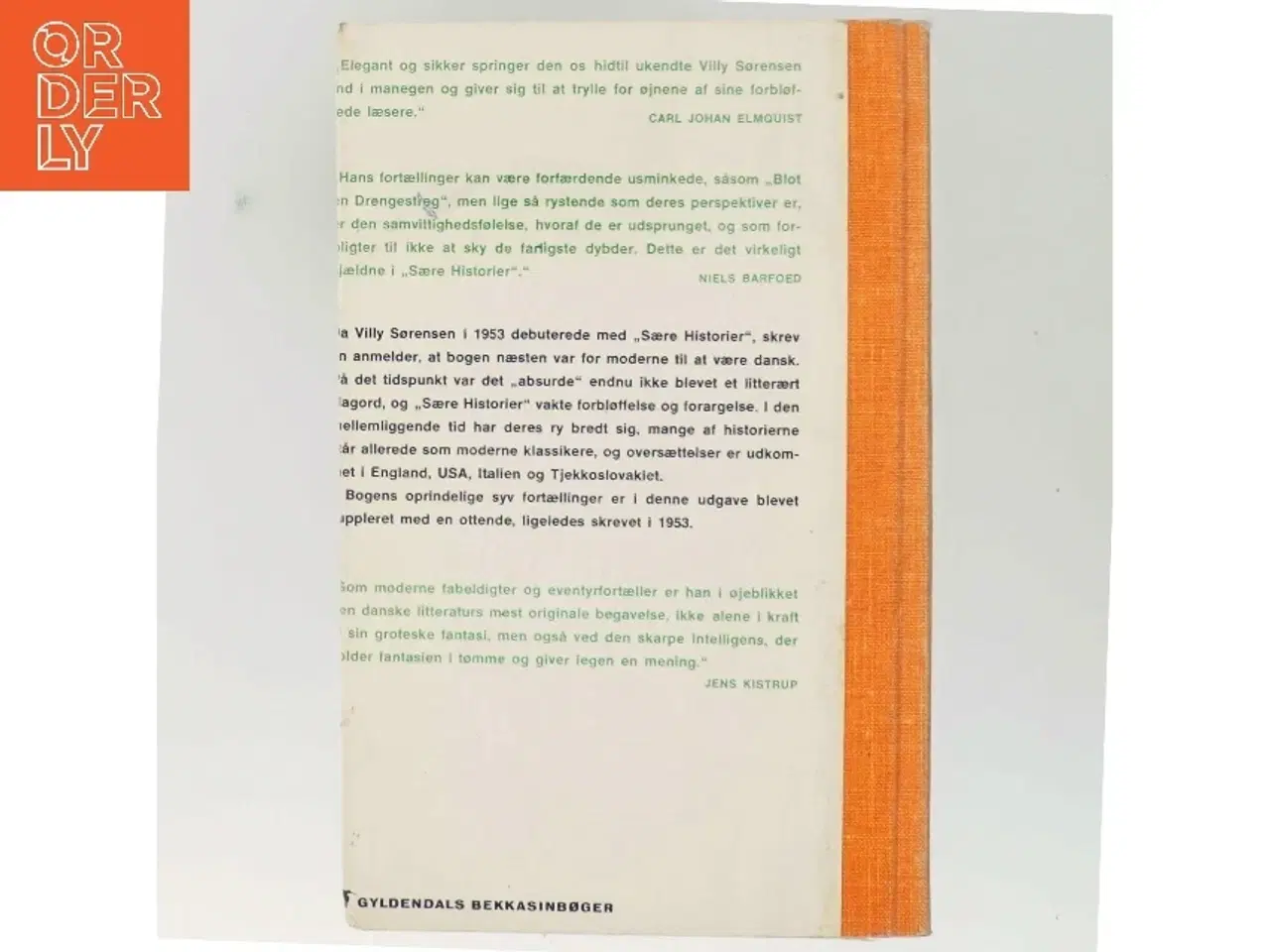 Billede 3 - Sære Historier af Villy Sørensen (Bog)