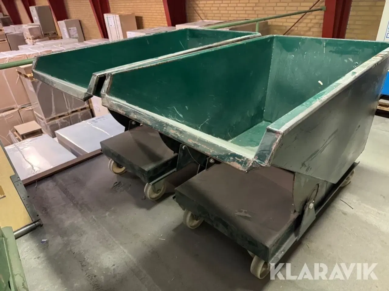 Billede 3 - Vippecontainer 300Liter 2 styk