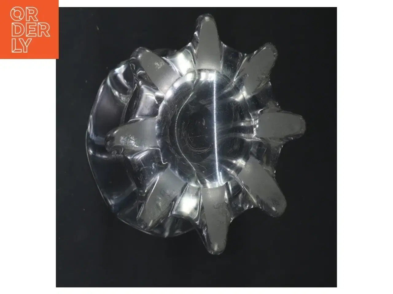 Billede 2 - Glasvase i klart glas (str. 19 cm)