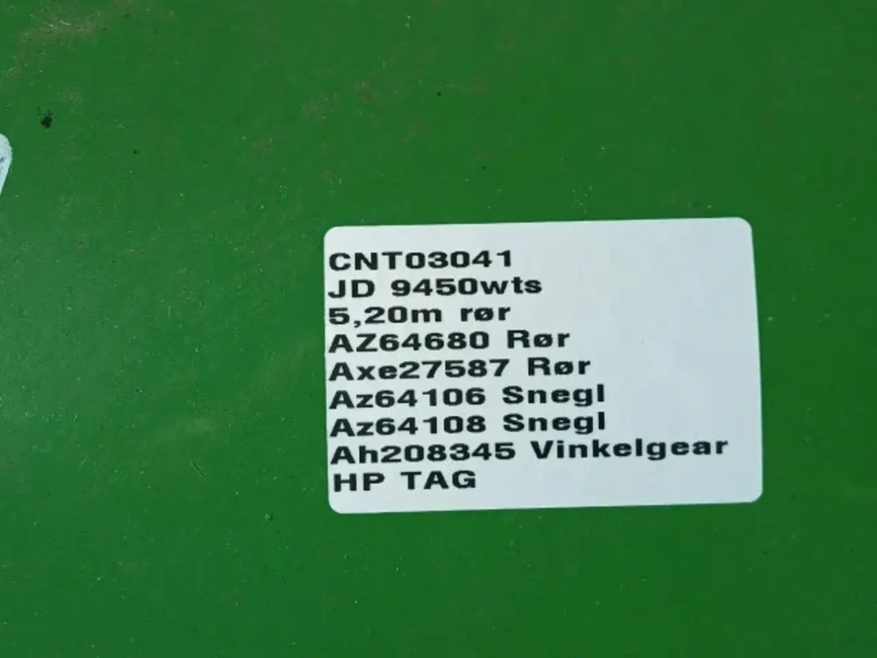 Billede 9 - John Deere 9540 WTS Tømmerør