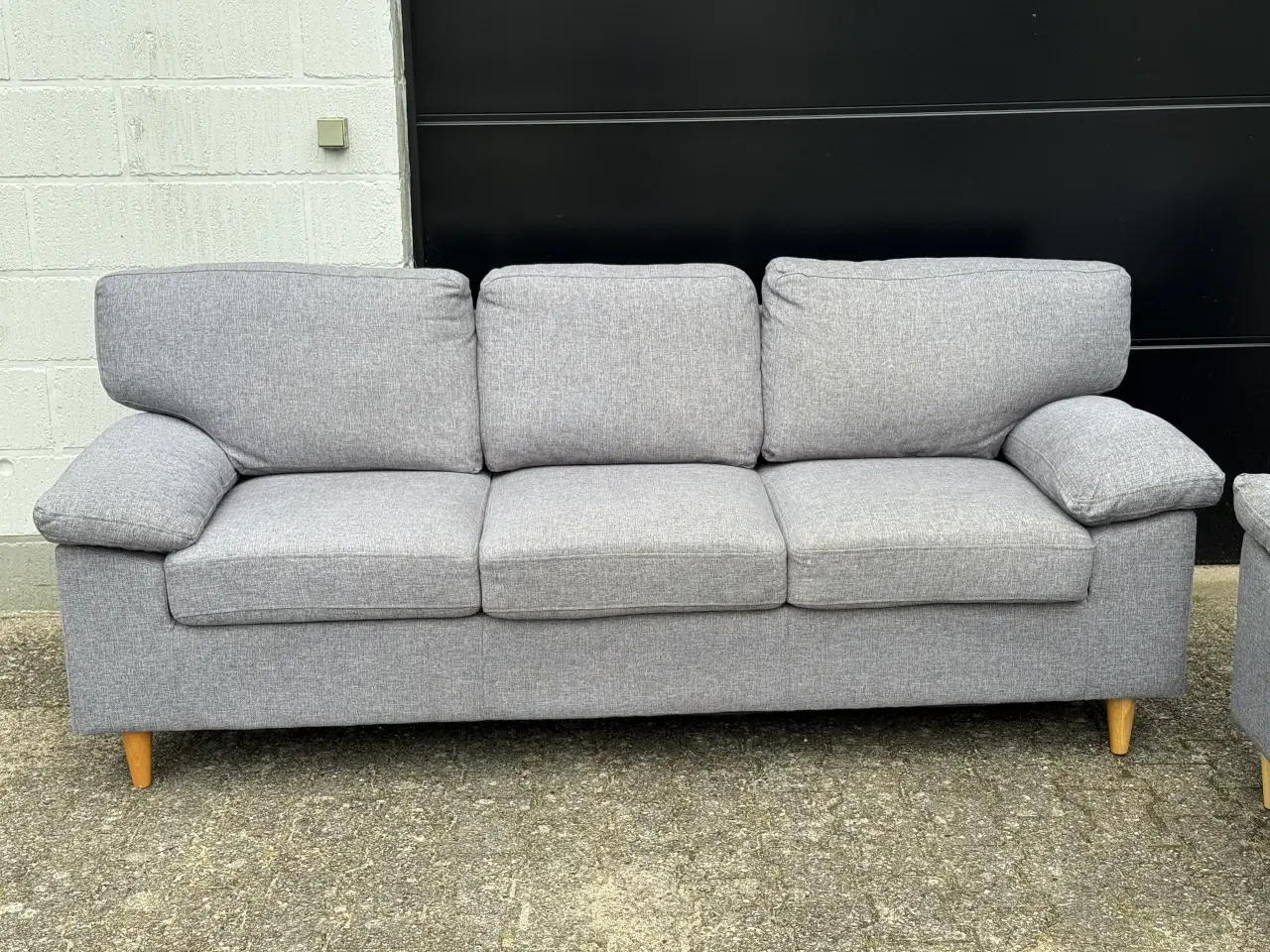 Billede 2 - Sofa sæt 2 + 3 GEDVED i grå, som nyt!