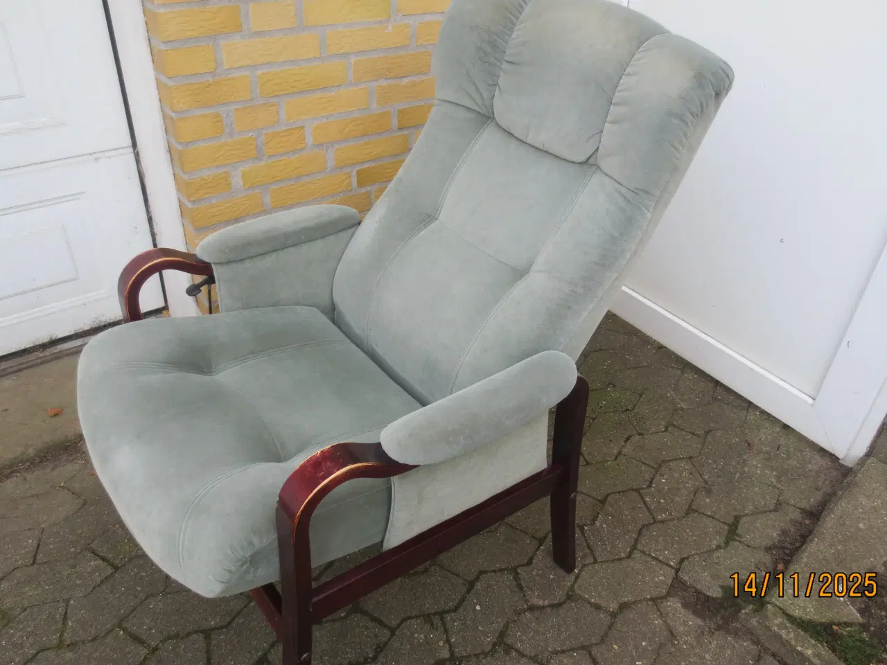 Billede 7 - 1 stk Farstrup Otiumlænestol med vippefunktion