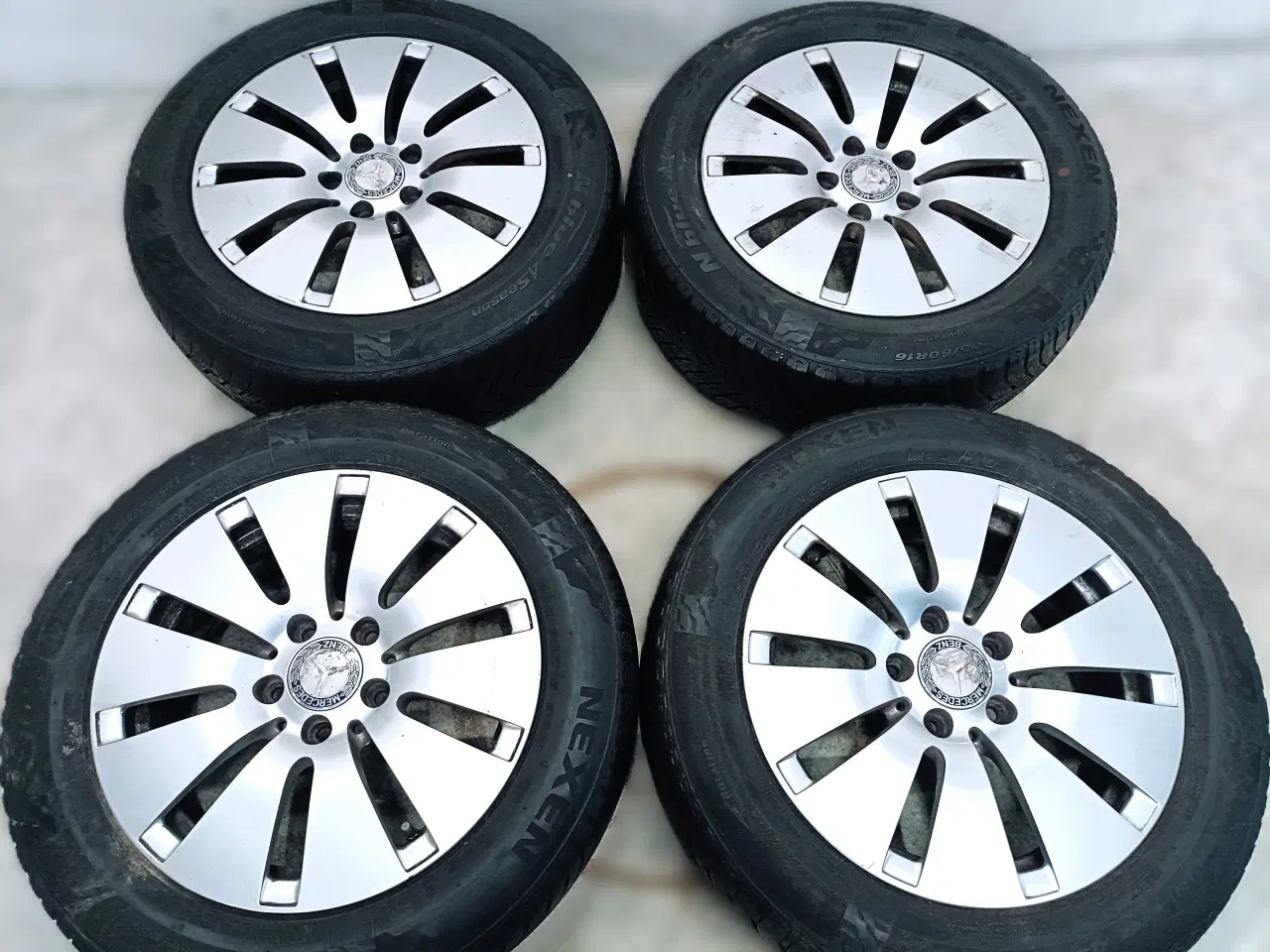 Billede 5 - 5x112 16" ET38, nav 66,6ø Mercedes fælge inkl TPMS