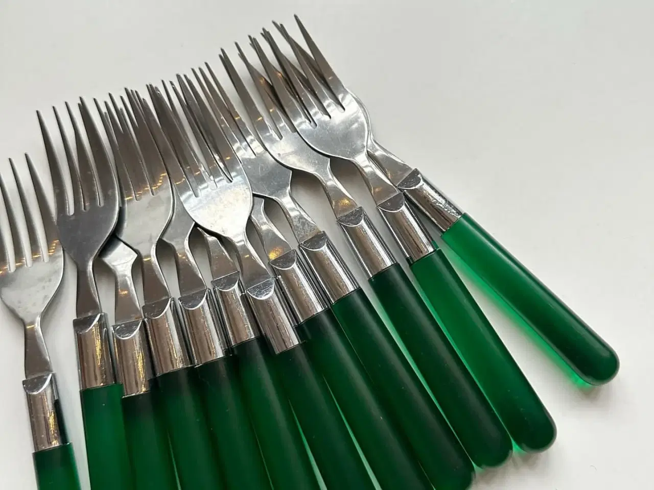 Billede 2 - Ikea gaffel, grøn plast, pr stk
