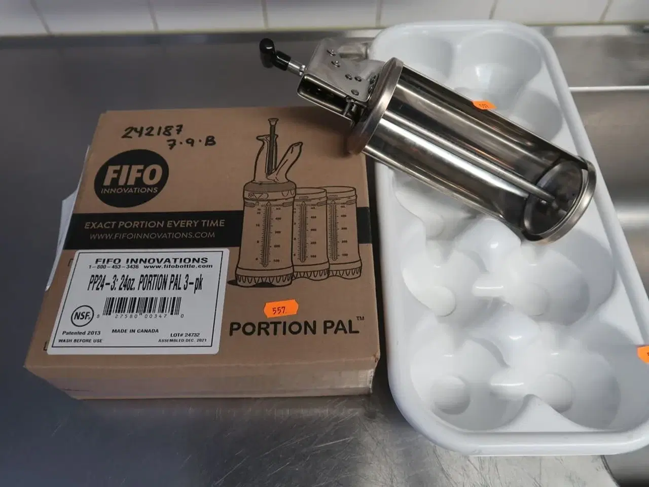 Billede 1 - Pistol dispenser kit 710 ml FIFO PORTION PAL (Brugt)