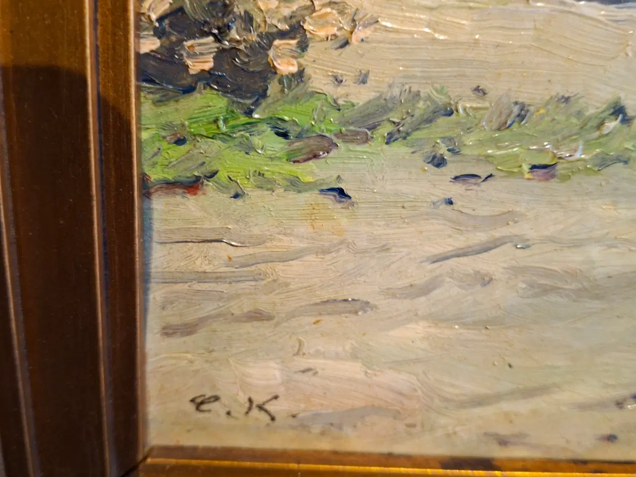 Billede 2 - maleri af kildentoft fra 1931