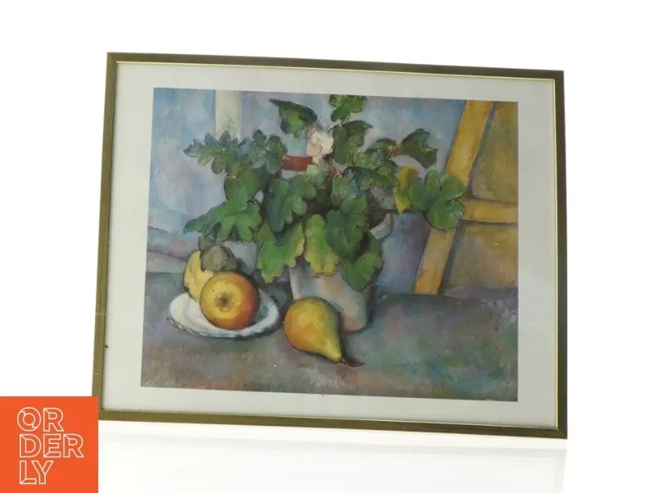 Billede 1 - Indrammet maleri fra Paul Cezanne (str. 30,5 x 24,5 cm)