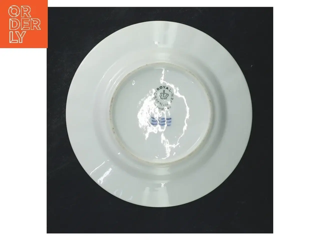 Billede 3 - Royal Copenhagen tallerken med skibsmotiv fra Royal Copenhagen (str. Ø 12,5 cm)