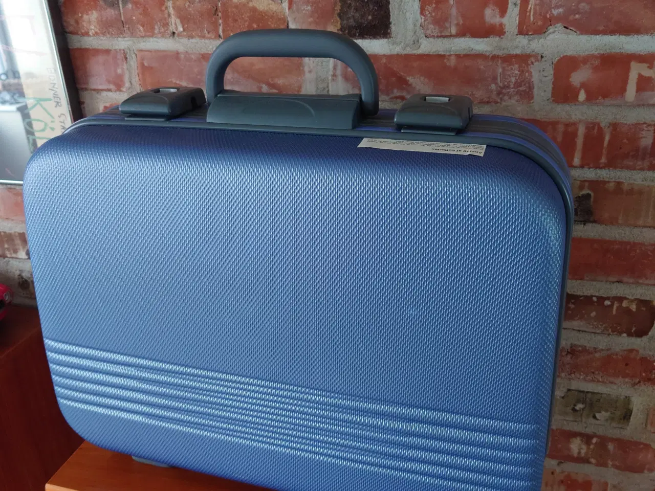 Billede 1 - Lille blå hånd kuffert 
