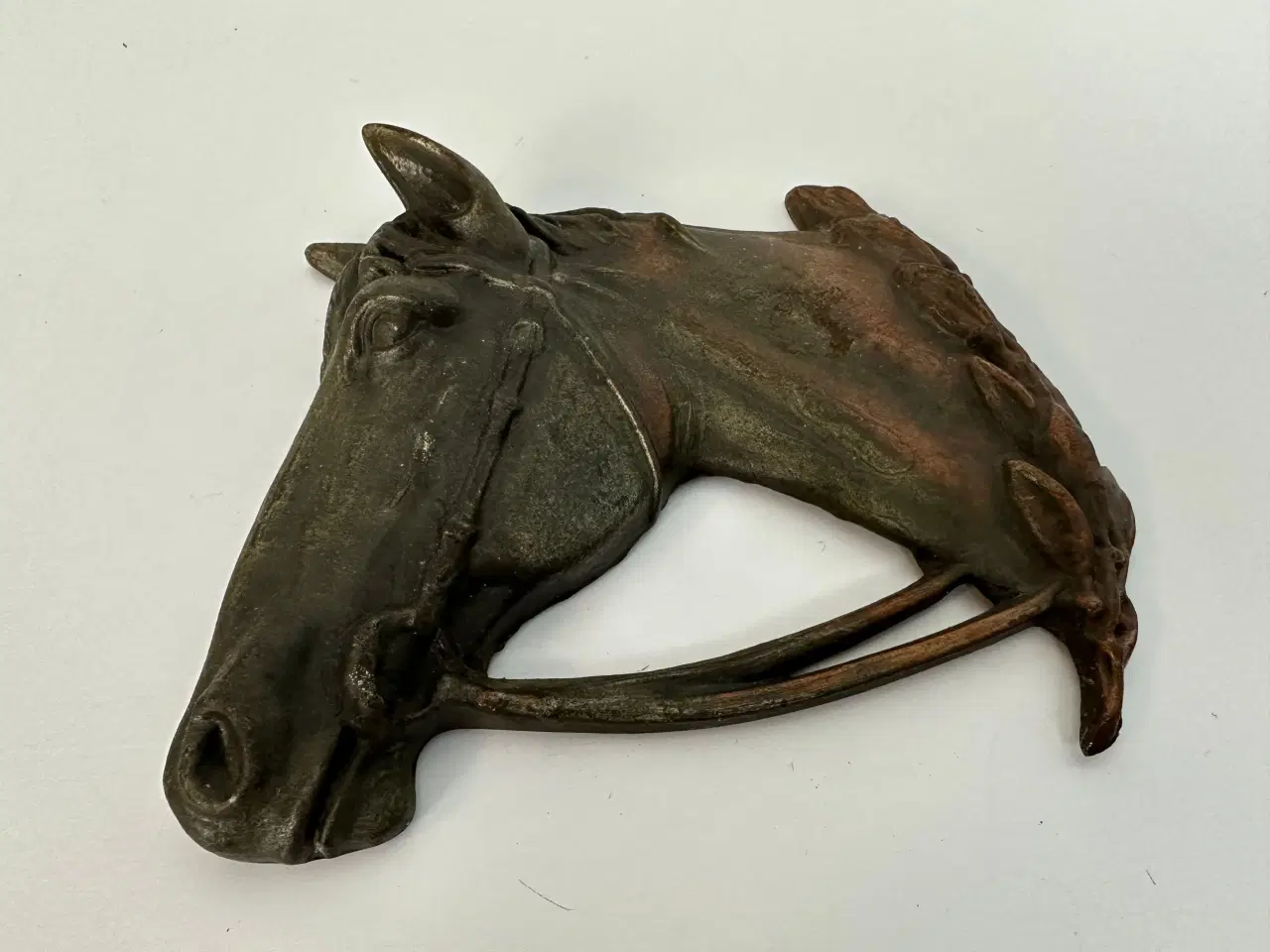 Billede 4 - Vintage hestehoved relief