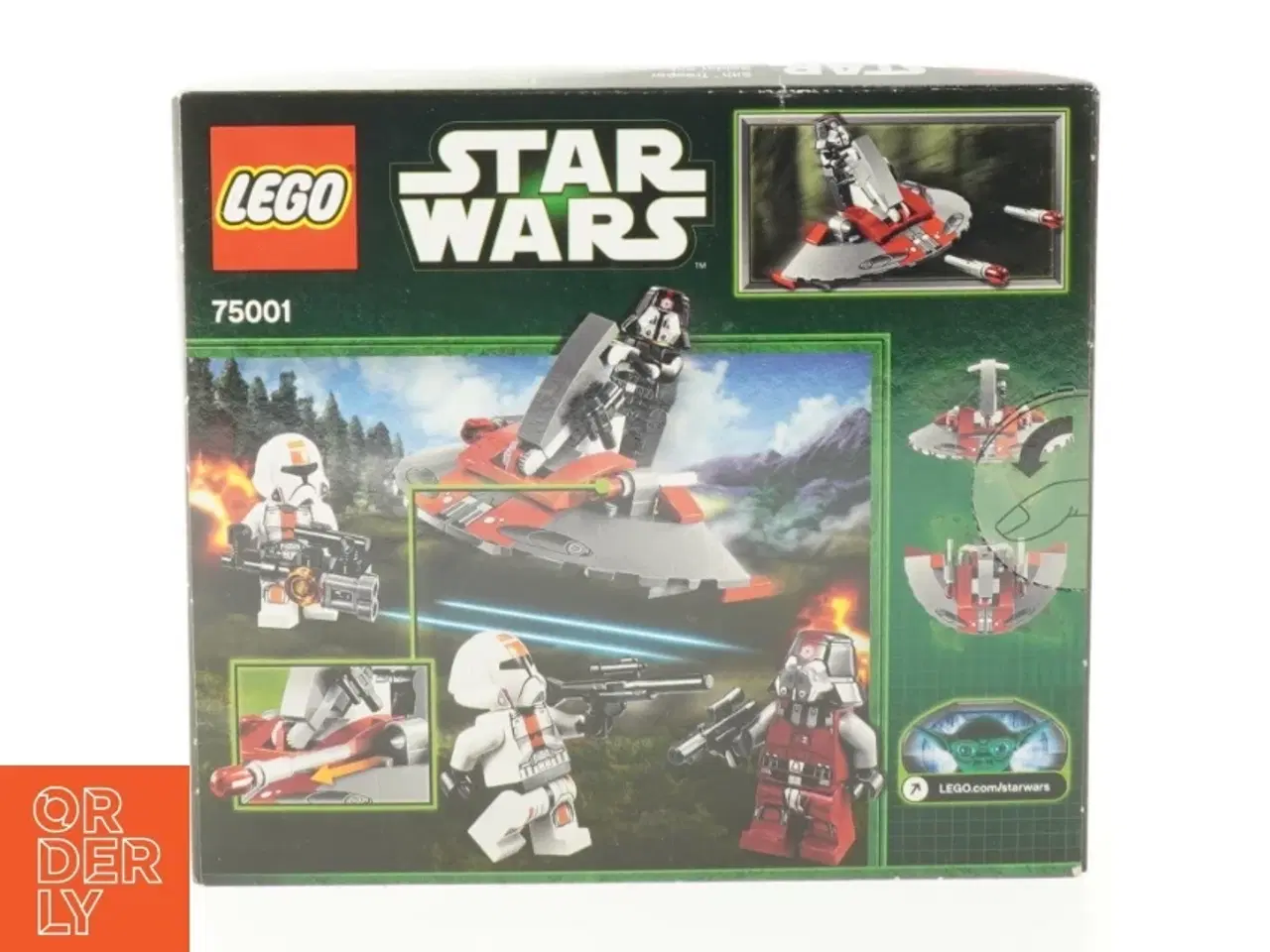 Billede 3 - LEGO Star Wars pakke, 75001 (str. 15 x 14 cm)