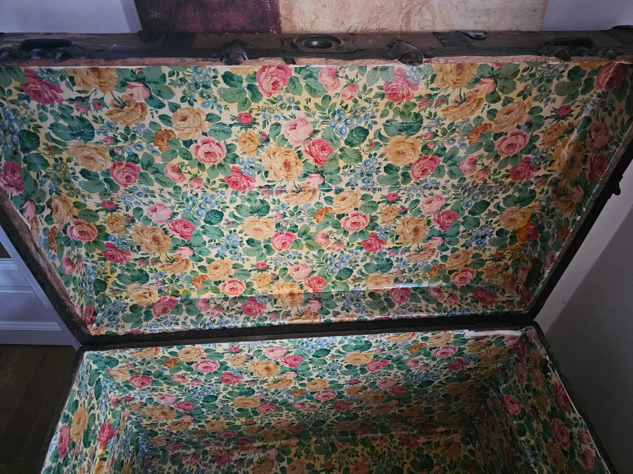 Billede 4 - Antik og autentisk rejsekuffert. 