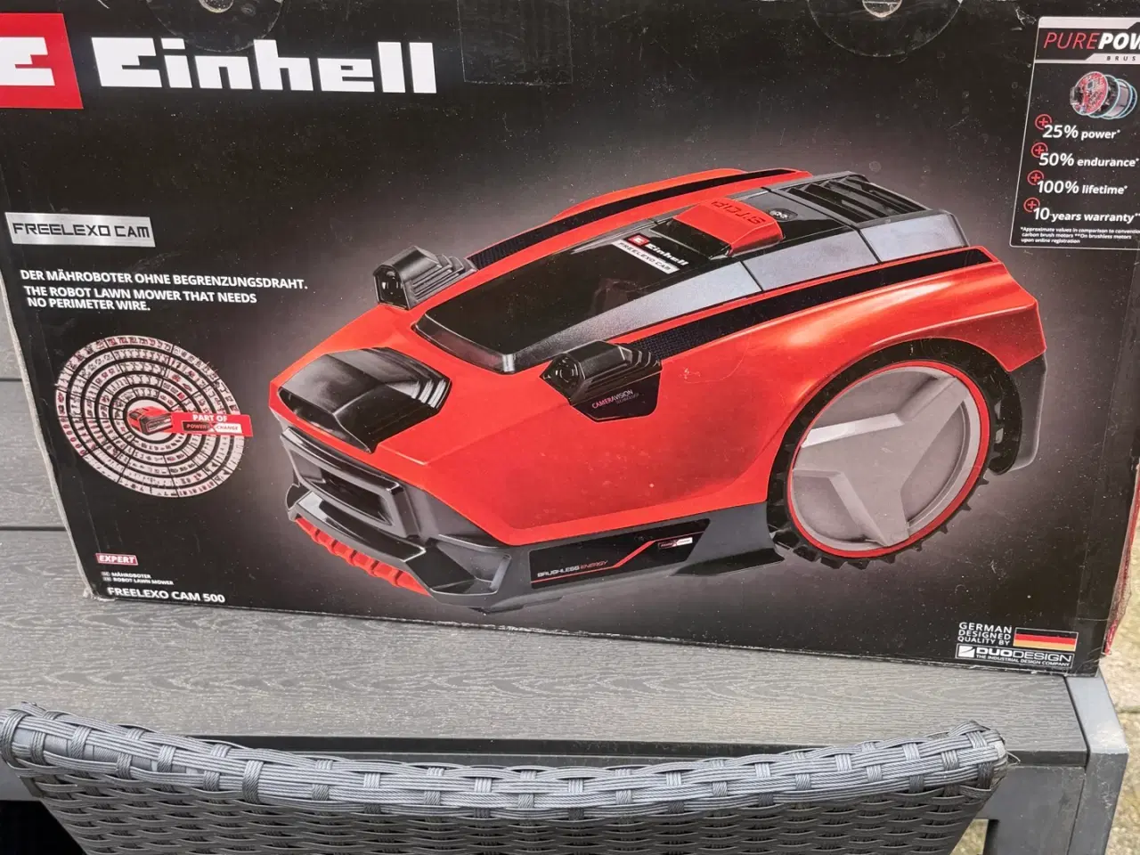 Billede 10 -  Kvalitets  Robot Plæneklipper Fra Tyske Einhell, 