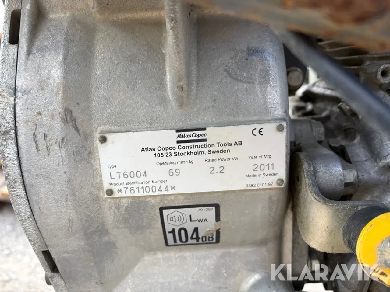 Billede 5 - Jordloppe Atlas Copco LT 6004