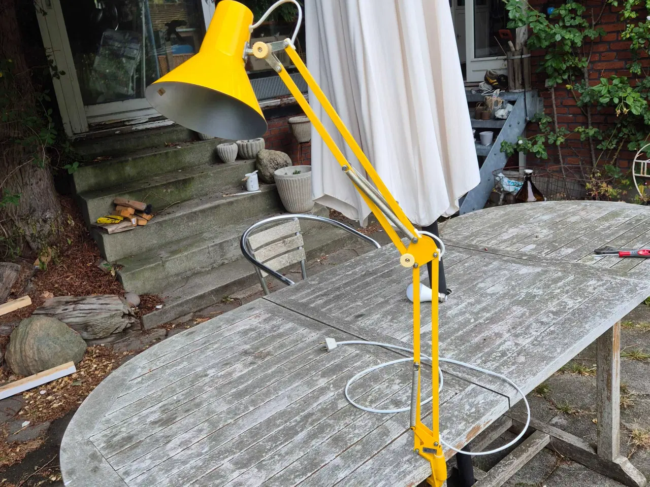 Billede 12 - Varm gul arkitektlampe i dansk design 