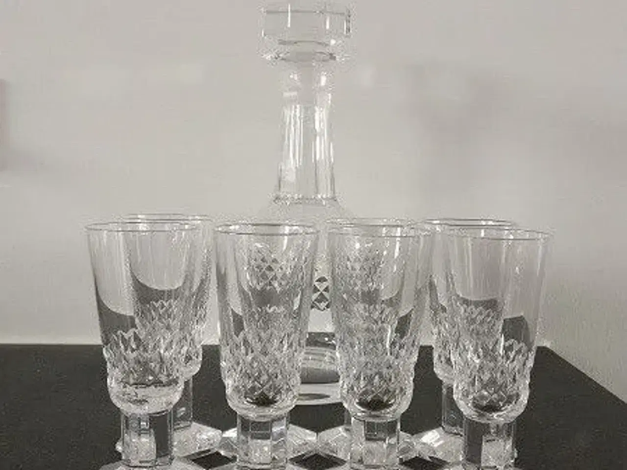 Billede 2 - Svensk Orrefors karaffel med 6 glas